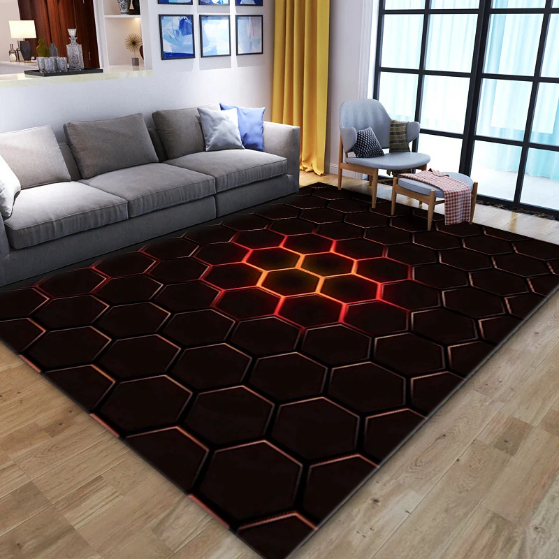 Geometric Patterned Area Rug Stornfield