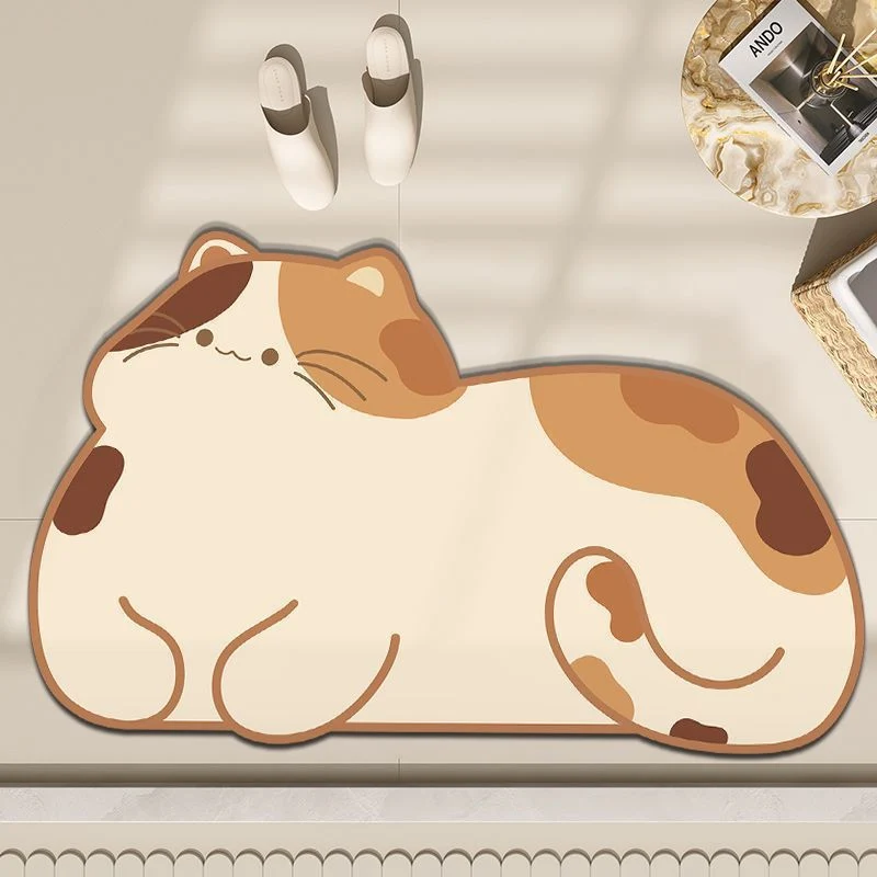 Fun Cat-Themed Decorative Floor Mat Stornfield