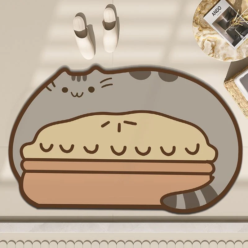Fun Cat-Themed Decorative Floor Mat Stornfield