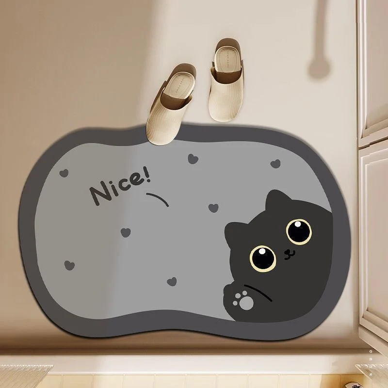 Fun Cat-Themed Decorative Floor Mat Stornfield