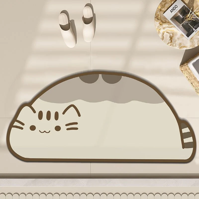 Fun Cat-Themed Decorative Floor Mat Stornfield