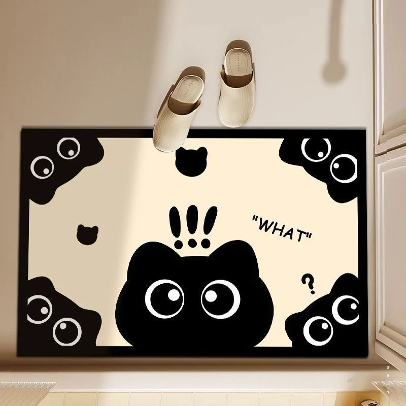 Fun Cat-Themed Decorative Floor Mat Stornfield