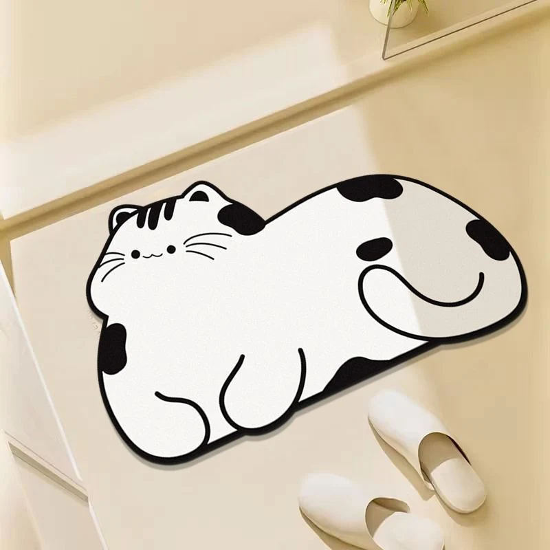 Fun Cat-Themed Decorative Floor Mat Stornfield