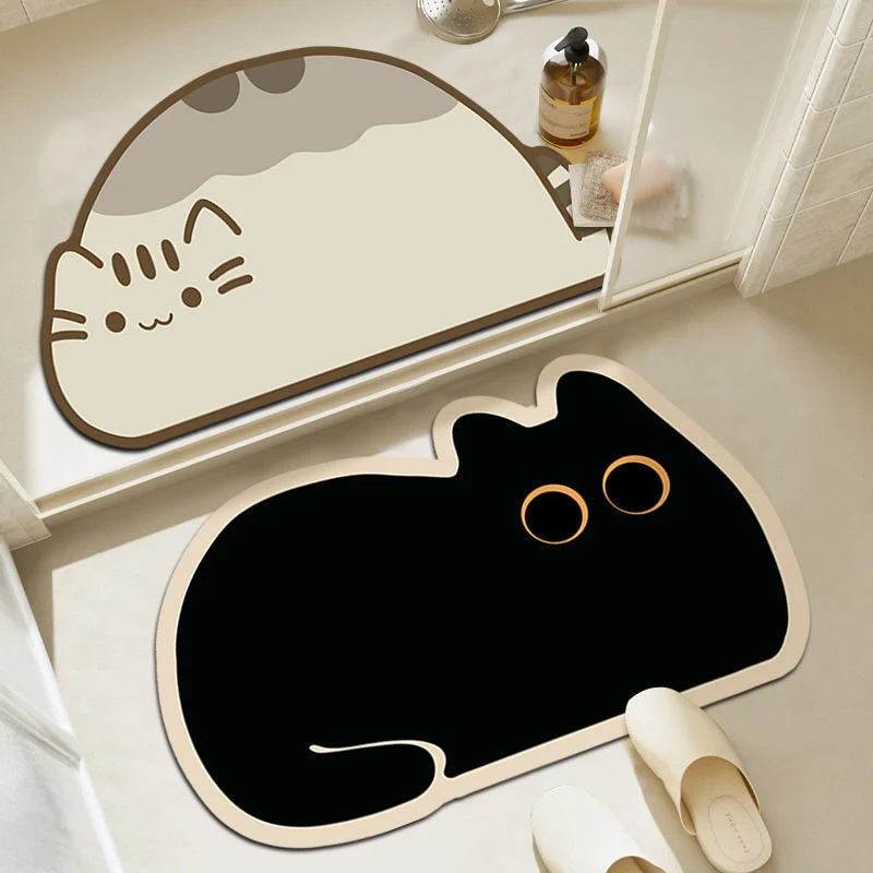 Fun Cat-Themed Decorative Floor Mat Stornfield