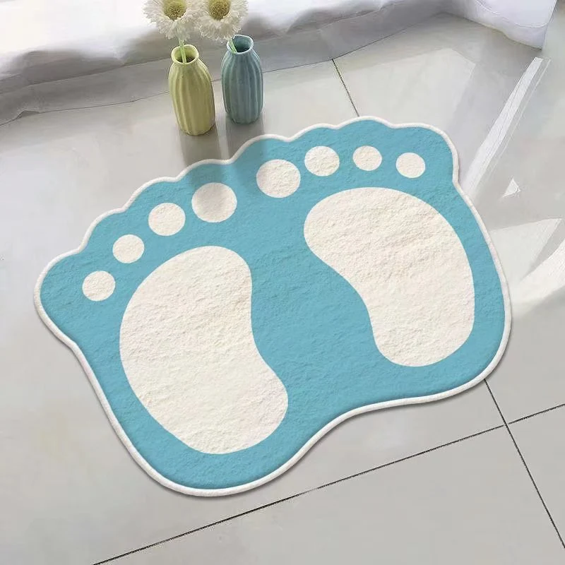 Footprint-Themed Decorative Area Mat Stornfield