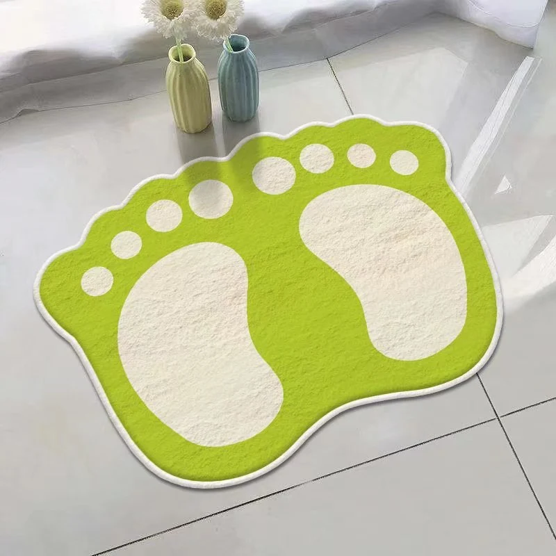 Footprint-Themed Decorative Area Mat Stornfield