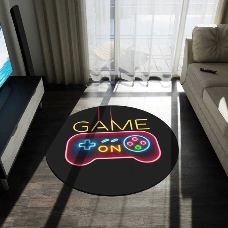 Football-Themed Area Rug Stornfield
