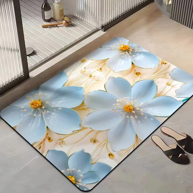 Floral-Themed Comfort Area Mat Stornfield