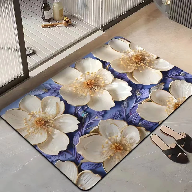 Floral-Themed Comfort Area Mat Stornfield