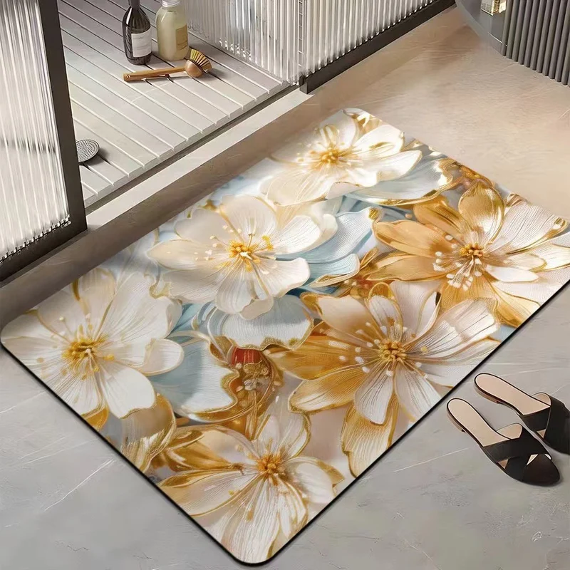 Floral-Themed Comfort Area Mat Stornfield