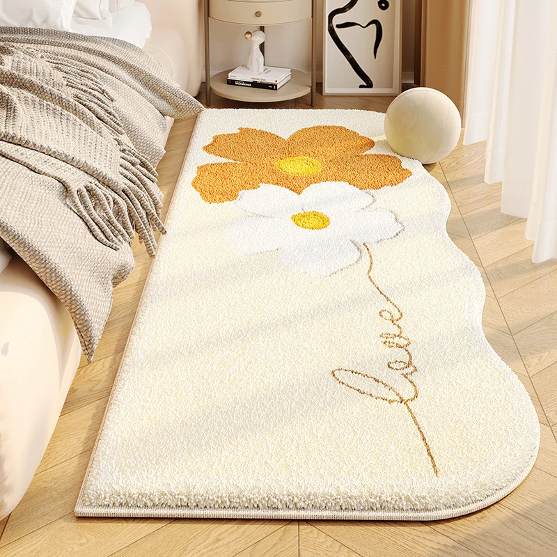 Floral Shaped Plush Area Rug Stornfield