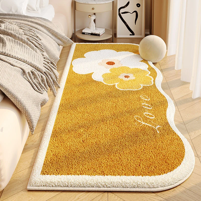 Floral Shaped Plush Area Rug Stornfield