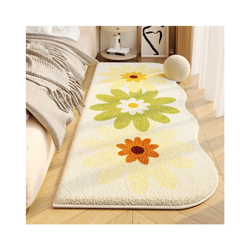 Floral Shaped Plush Area Rug Stornfield