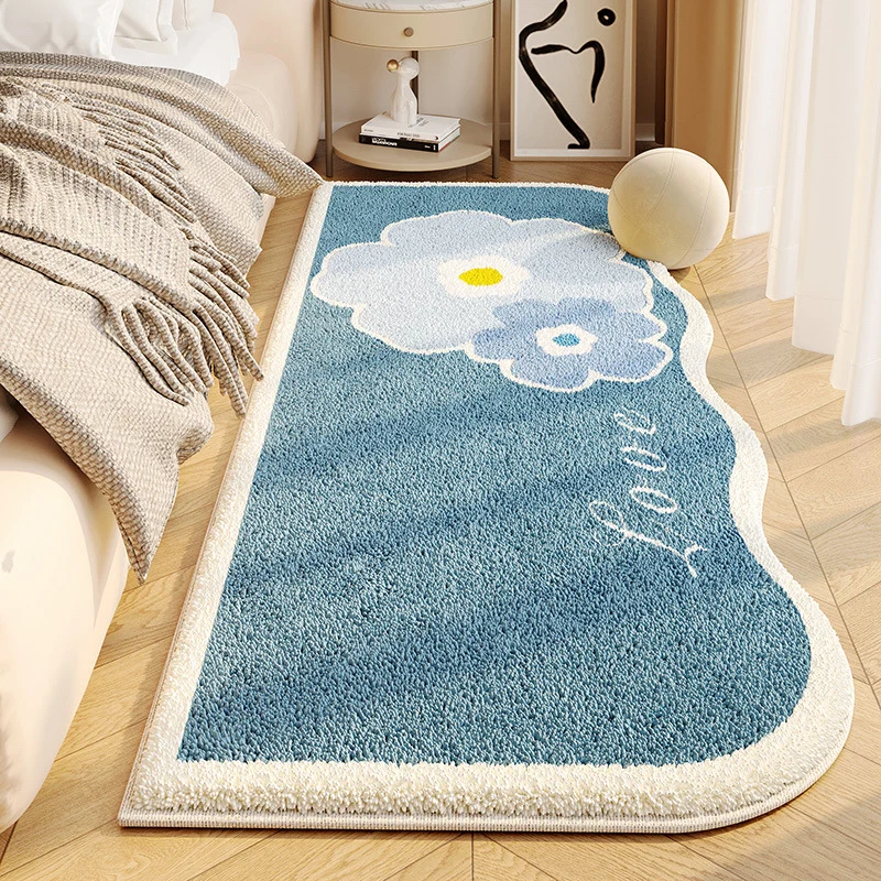 Floral Shaped Plush Area Rug Stornfield