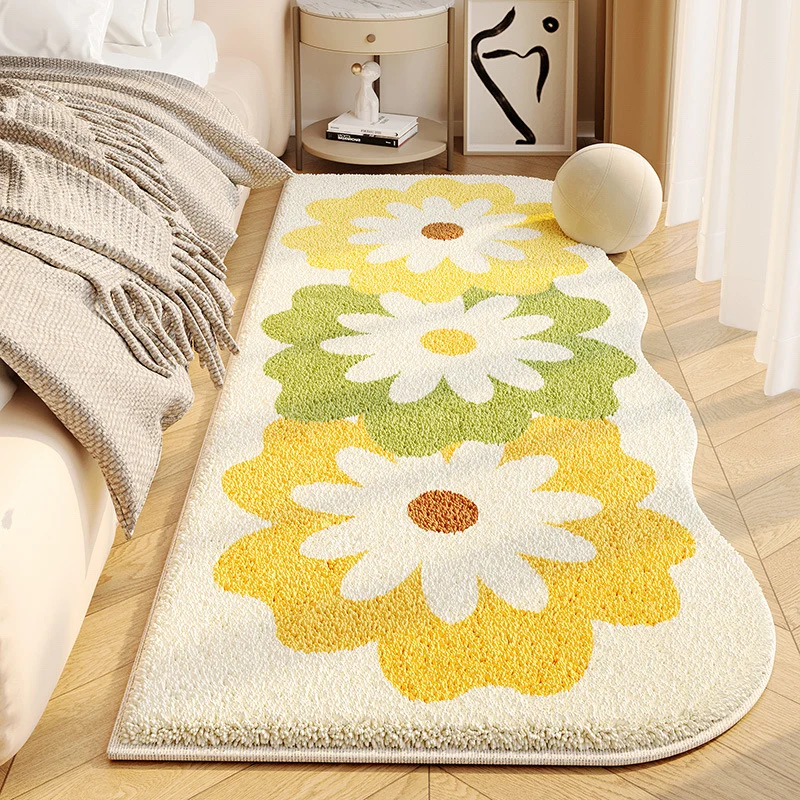 Floral Shaped Plush Area Rug Stornfield