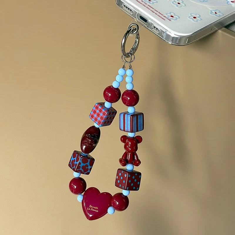 Bunter Perlen Schlüsselanhänger Halter Karnz 1790134999