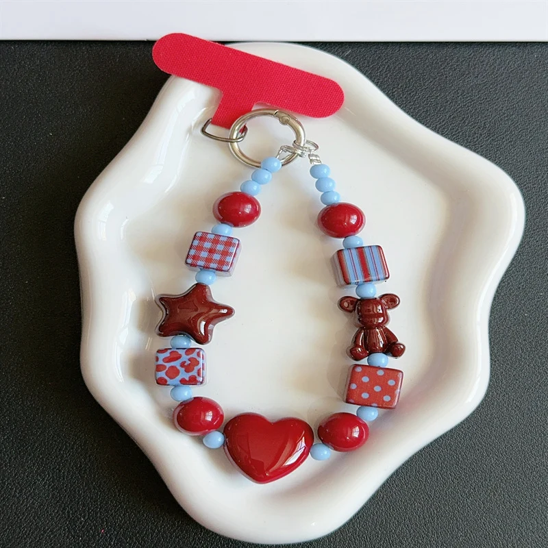 Bunter Perlen Schlüsselanhänger Halter Karnz 1790134999