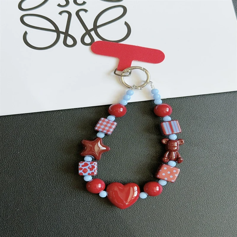 Bunter Perlen Schlüsselanhänger Halter Karnz 1790134999