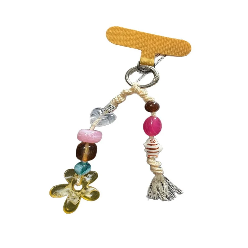 Bunter Perlen Schlüsselanhänger Halter Karnz 1790134469
