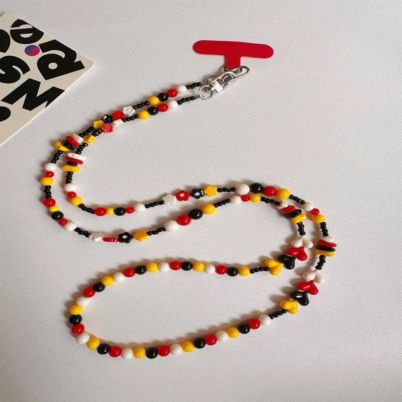 Farbige Perlen Brillen Kette Karnz 1790135973