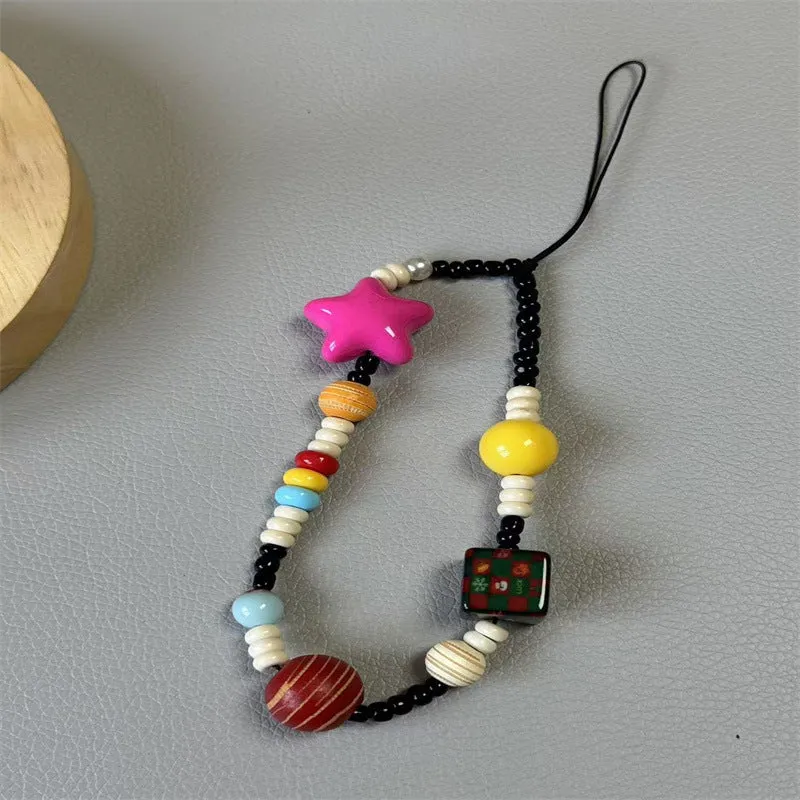 Bunte Perlen Charm Handy Strap Karnz 1790134889