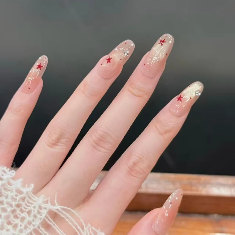 Luxury Glittering Acrylic Nail Art Stornfield