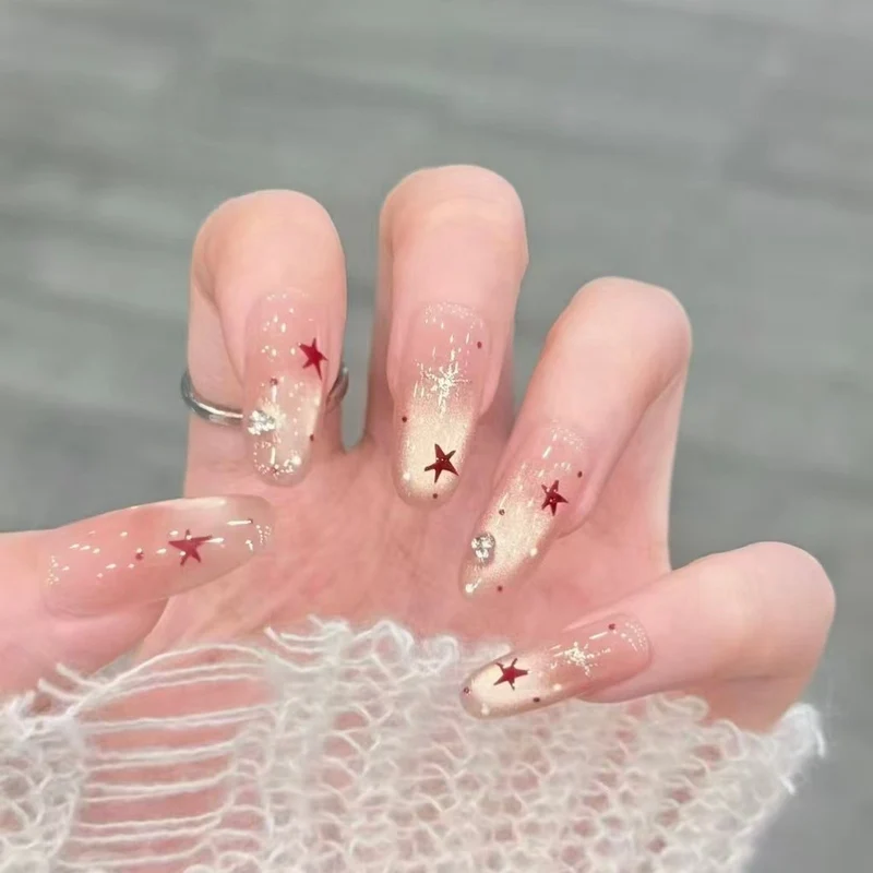 Luxury Glittering Acrylic Nail Art Stornfield
