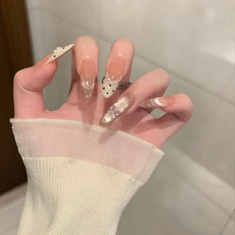 Luxury Glittered Press-On Nail Set Stornfield