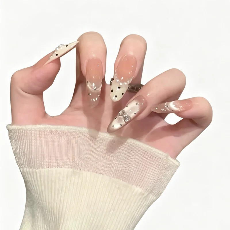 Luxury Glittered Press-On Nail Set Stornfield