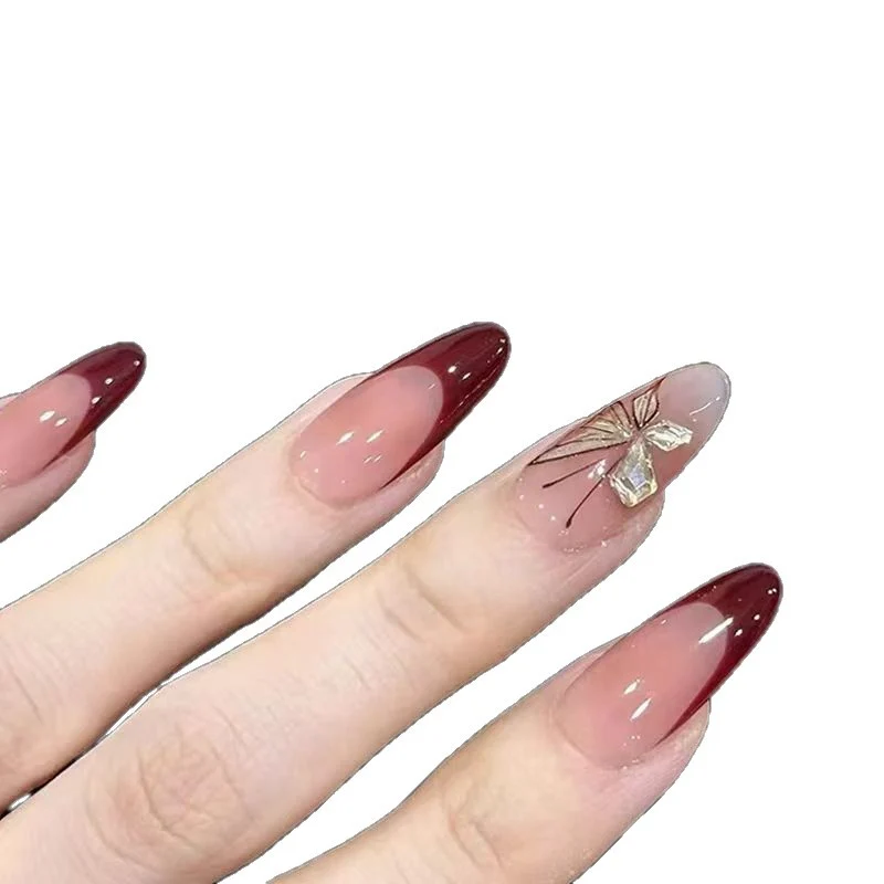 Elegant Ombre Stiletto Nail Set Stornfield