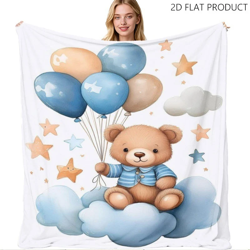 Künstlerisch von Schmetterlingen inspirierte Fleecedecke