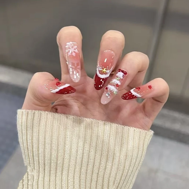 Decorative Press-On Nail Set Stornfield