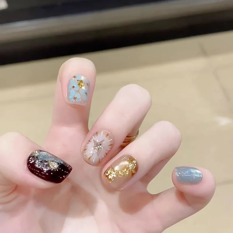 Artistic Press-On Nail Set Stornfield