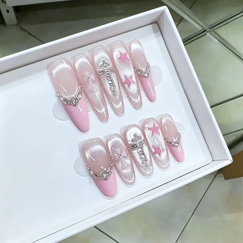 Decorative Press-On Nail Art Set Stornfield