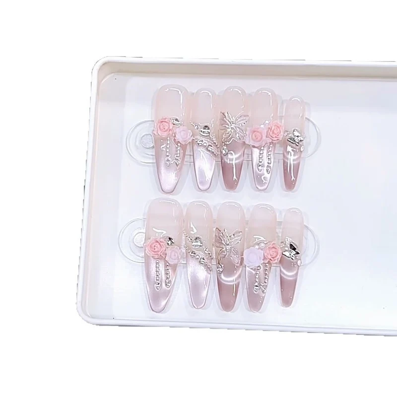 Decorative Floral Press-On Nail Set Stornfield 1787296116