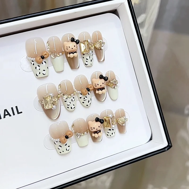 Cute Character-Themed Press-On Nails Stornfield