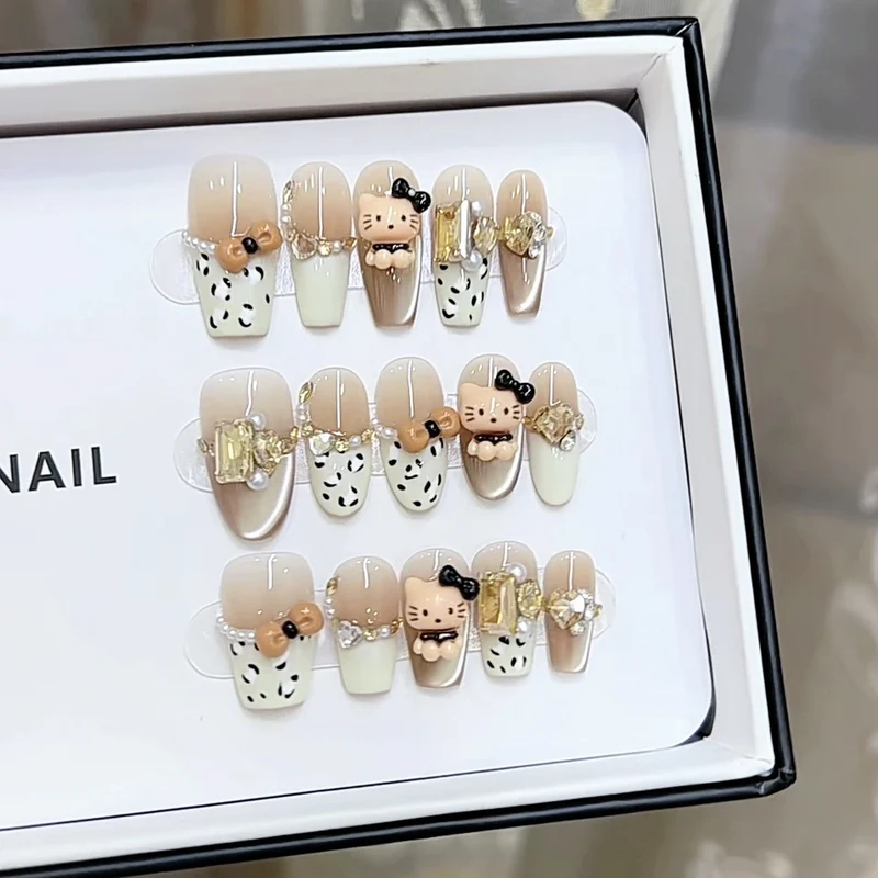 Cute Character-Themed Press-On Nails Stornfield