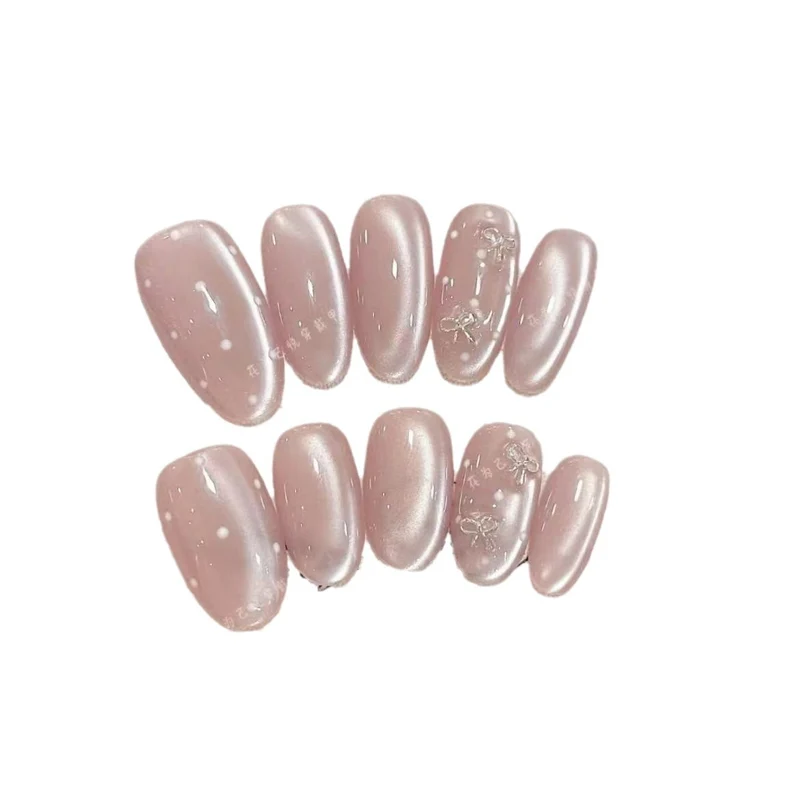 Chic French Tip Press-On Nail Set Stornfield