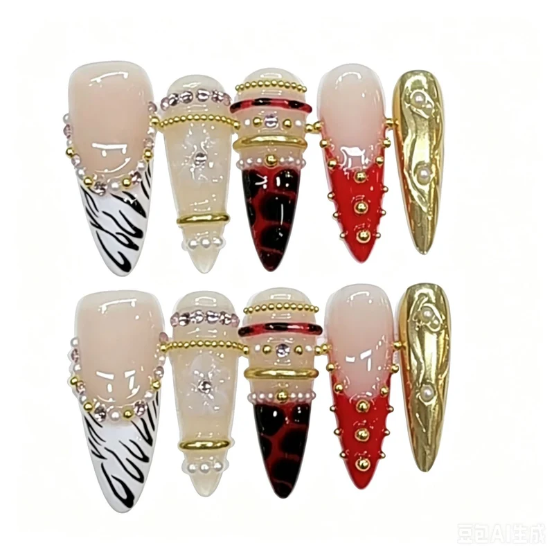 Artistic Statement Press-On Nails Stornfield