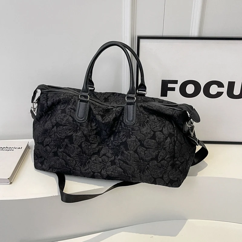 Stylische Blumenmuster Reise-Duffel-Tasche Karnz