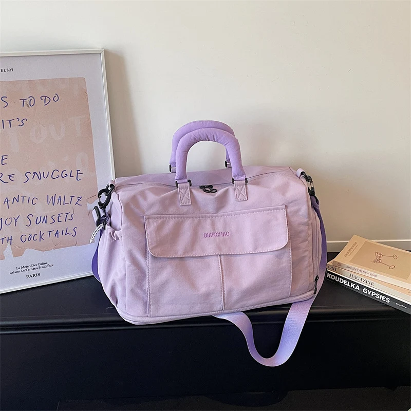 Stylische Canvas Wochenend-Duffle Bag Karnz