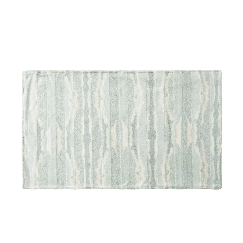 Bath mat and bathroom rug made of soft microfiber with non-slip underside Stornfield