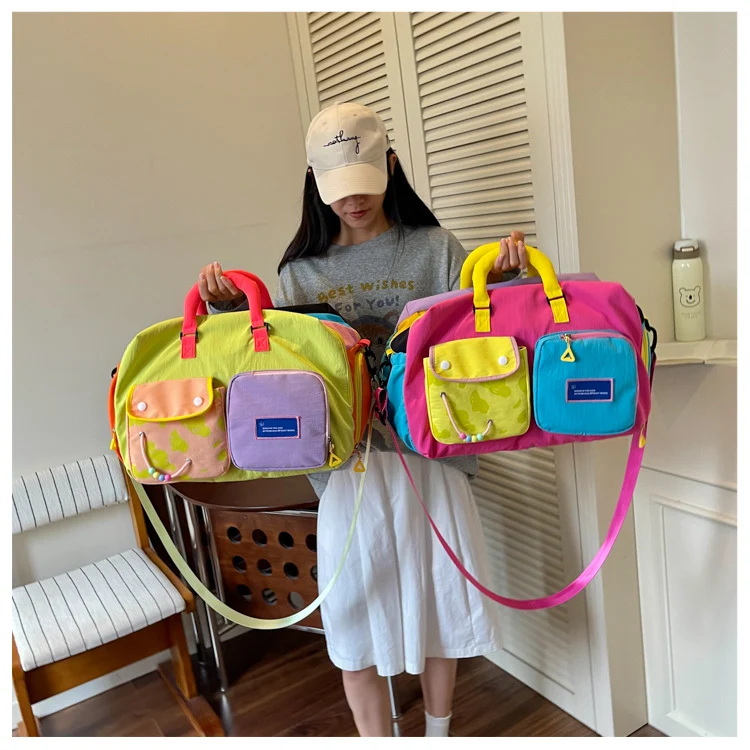 Verspielte gemusterte Wochenend-Reisetasche Karnz