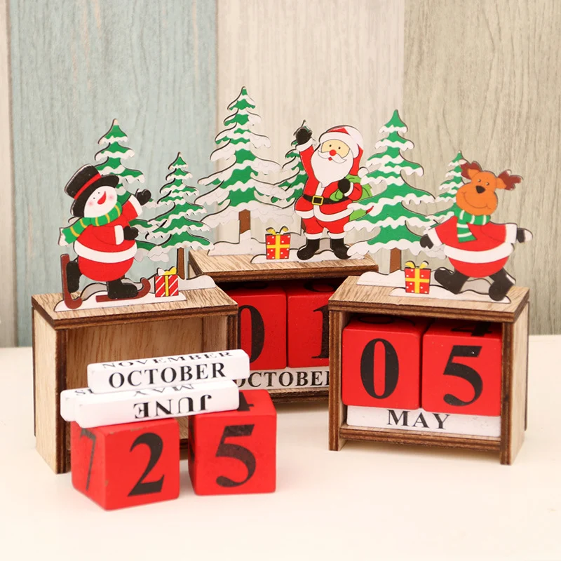 Decorative Wooden Calendar Block Stornfield