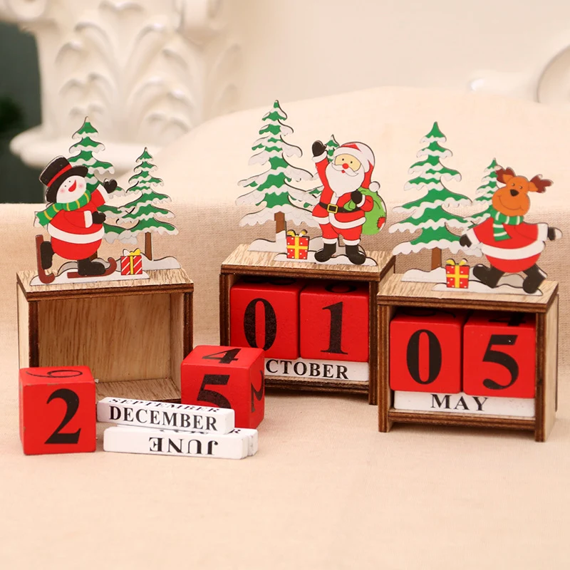 Decorative Wooden Calendar Block Stornfield