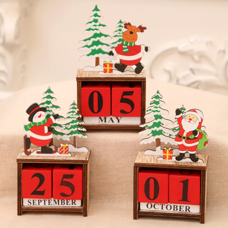 Decorative Wooden Calendar Block Stornfield