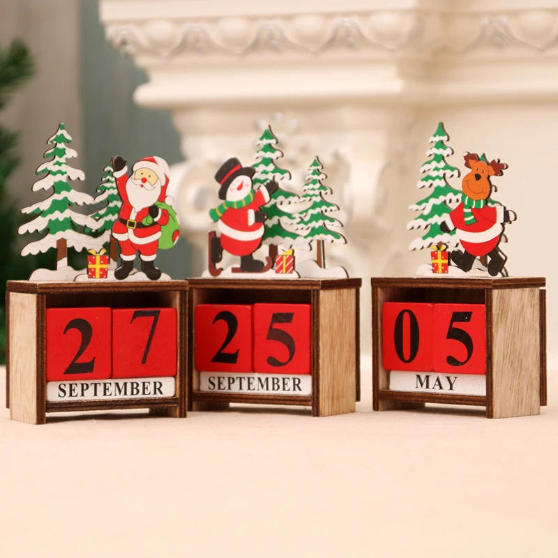 Decorative Wooden Calendar Block Stornfield