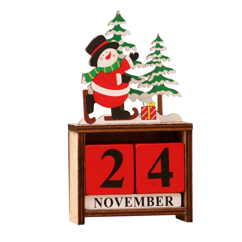Decorative Wooden Calendar Block Stornfield