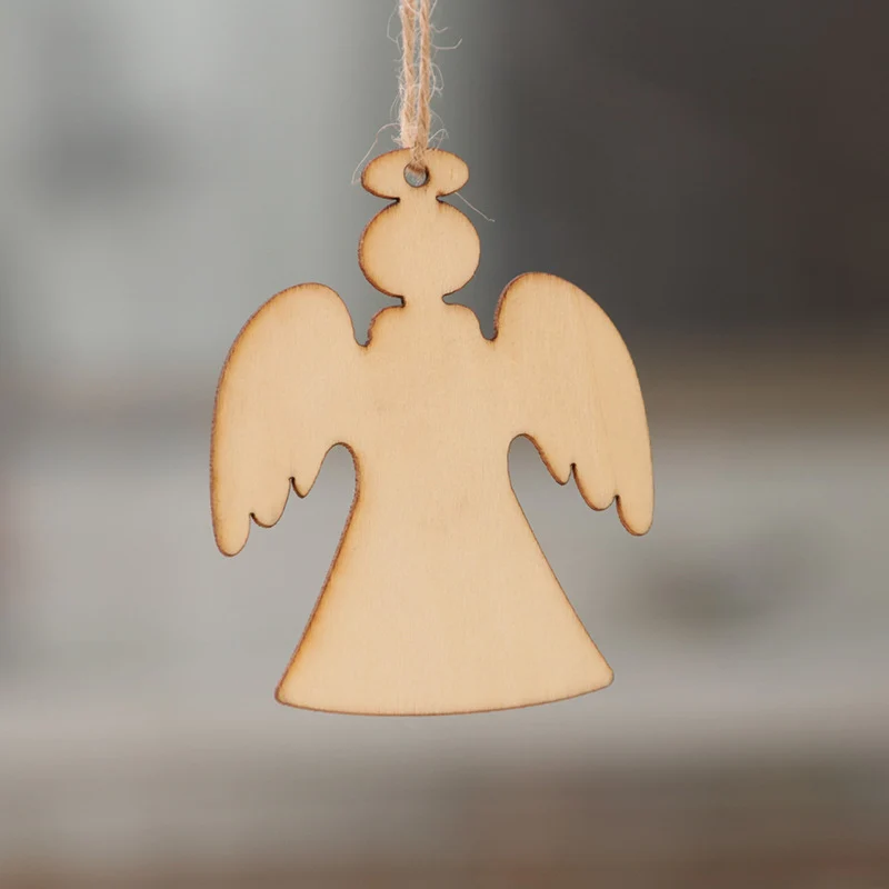 Decorative Wooden Angel Ornament Stornfield