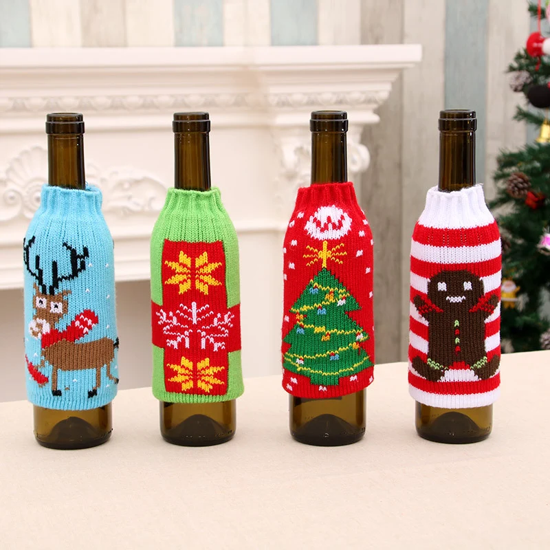 Decorative Wine Bottle Sweater Cover Stornfield